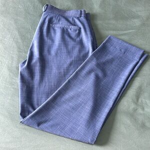 State and Liberty Athletic Fit Stretch Suit Pants - Heathered Blue (32x30)